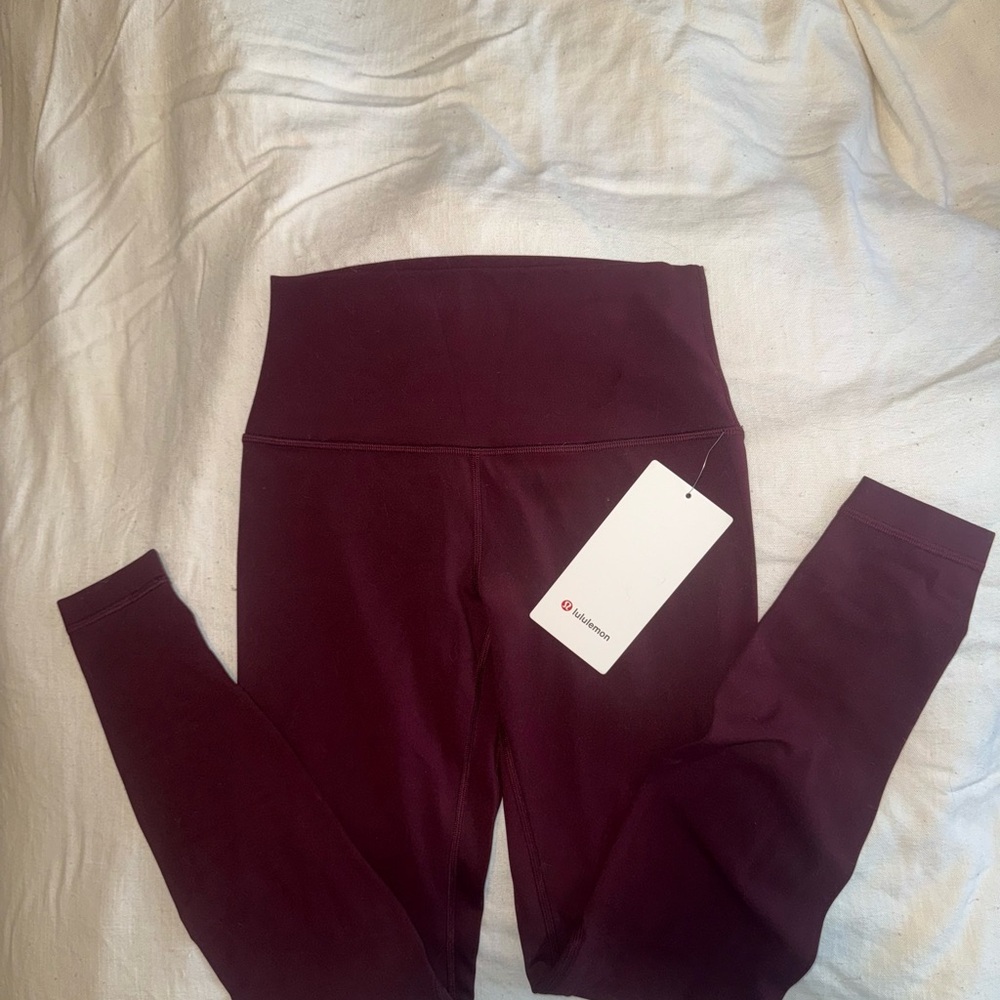 lululemon Align High-Rise Leggings 28” in Garnet